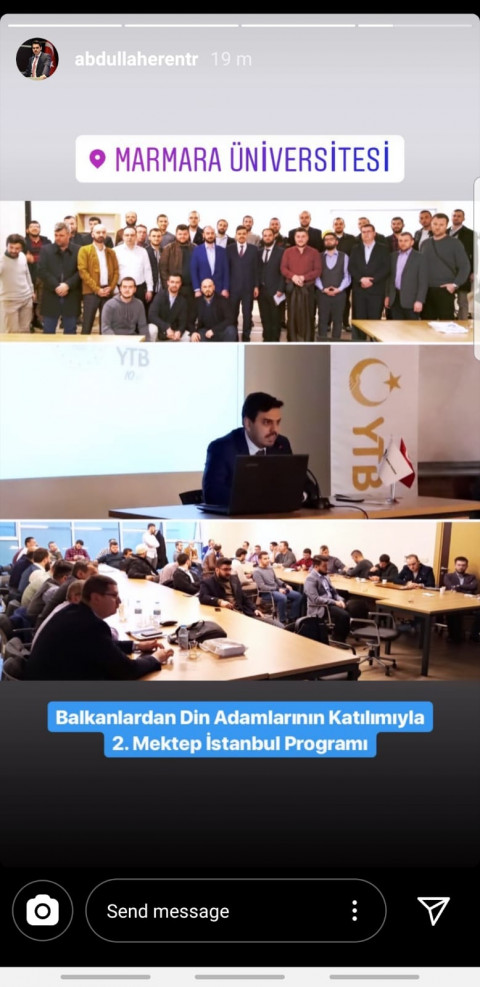 Balkanlardan gelen Din Görevlileri Fakültemizde seminer programlarına katıldılar.